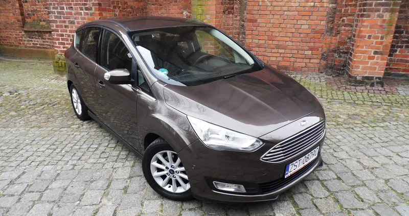 ford c-max łódzkie Ford C-MAX cena 49900 przebieg: 75683, rok produkcji 2015 z Lubliniec